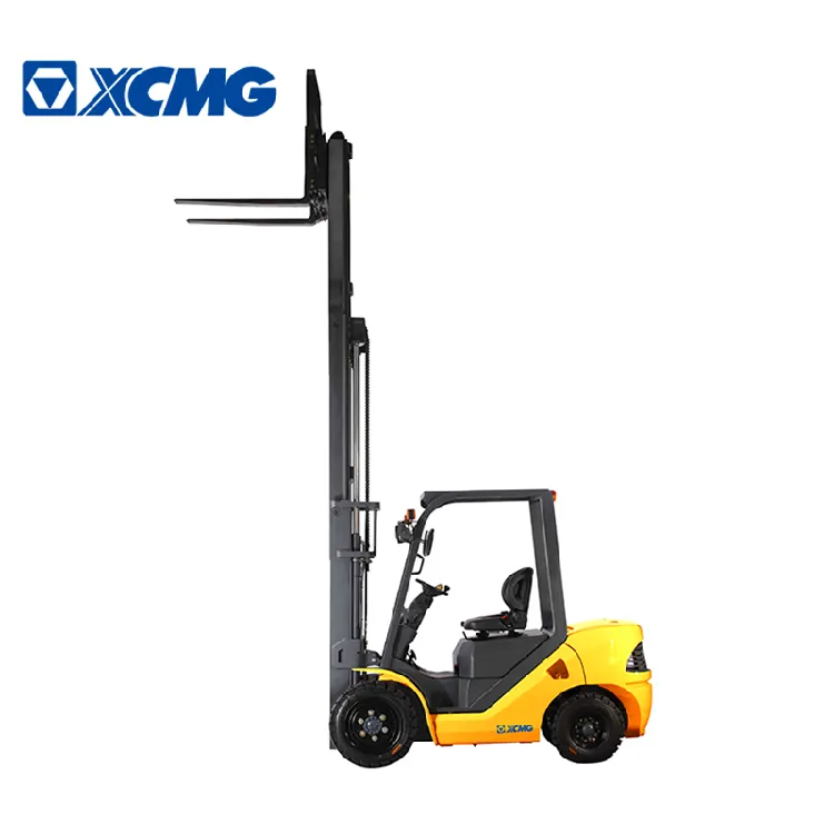 XCMG official 2 ton small forklifts FD20T Chinese mini diesel fork lift truck for sale